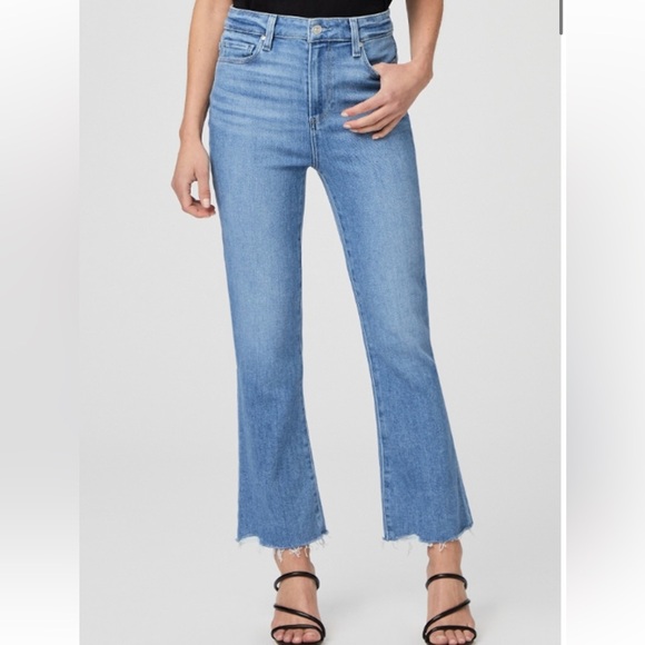 NWT Paige Claudine High Rise Ankle Flare Jeans - Picture 2 of 7